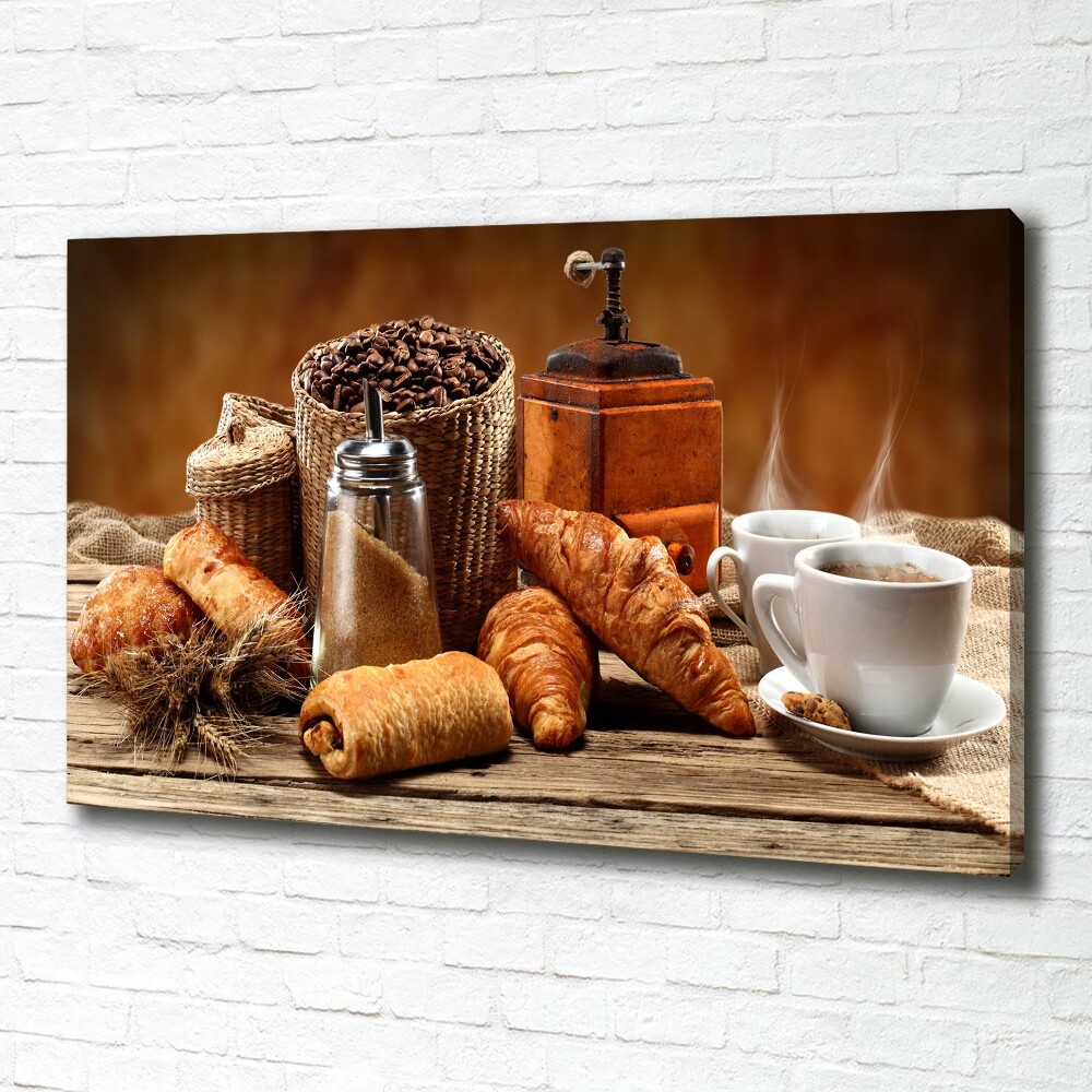 Canvas wall art Breakfast