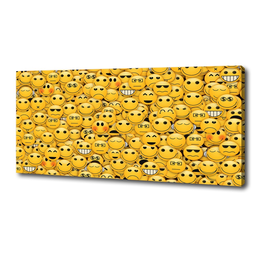 Canvas wall art Emoticons