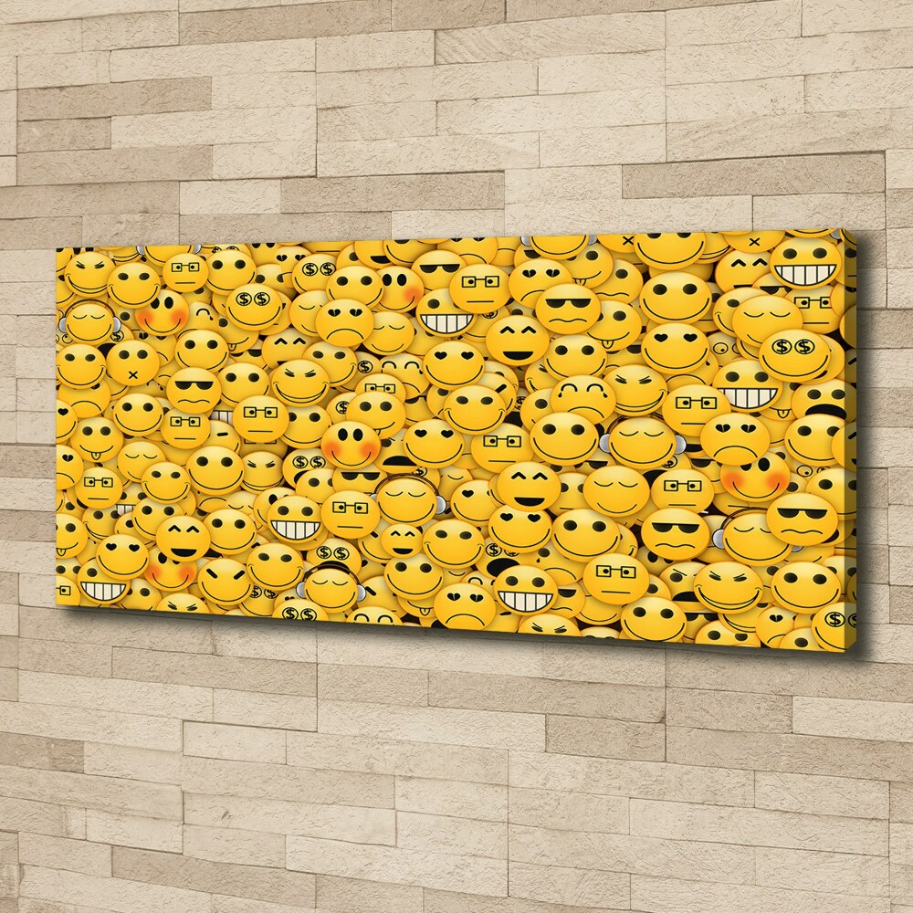 Canvas wall art Emoticons