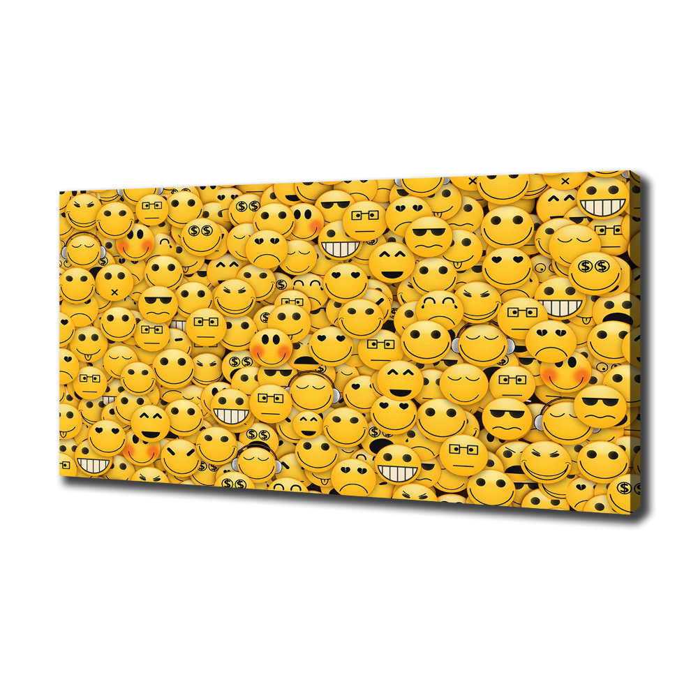 Canvas wall art Emoticons