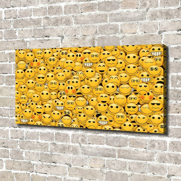 Canvas wall art Emoticons