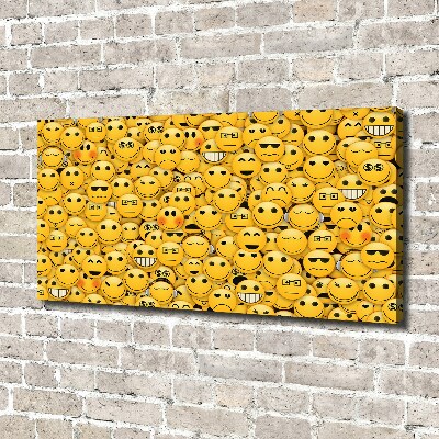 Canvas wall art Emoticons