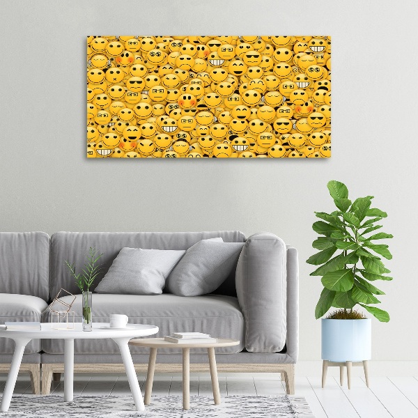 Canvas wall art Emoticons