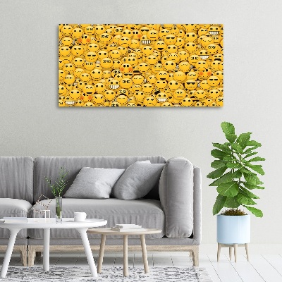 Canvas wall art Emoticons