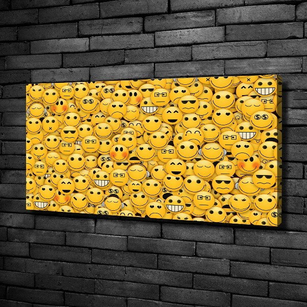 Canvas wall art Emoticons