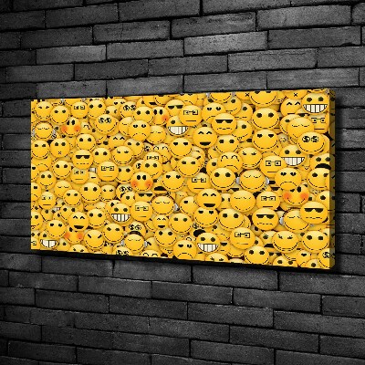 Canvas wall art Emoticons