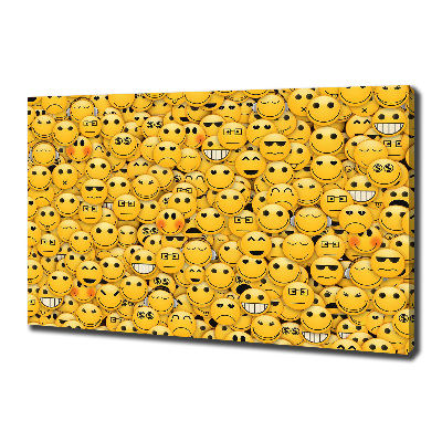 Canvas wall art Emoticons