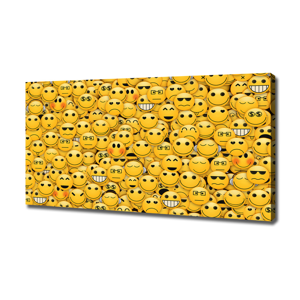 Canvas wall art Emoticons