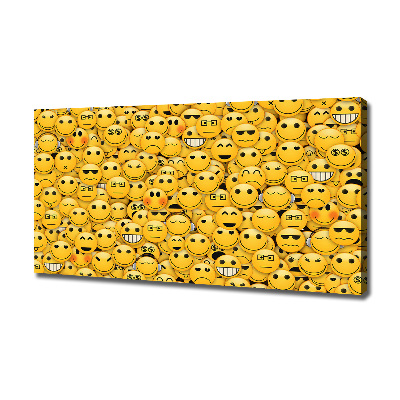 Canvas wall art Emoticons