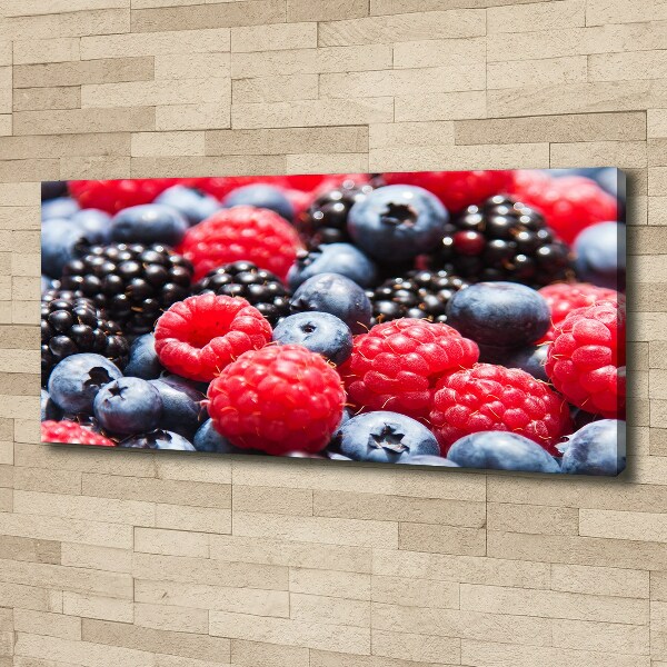 Canvas wall art Forest fruits