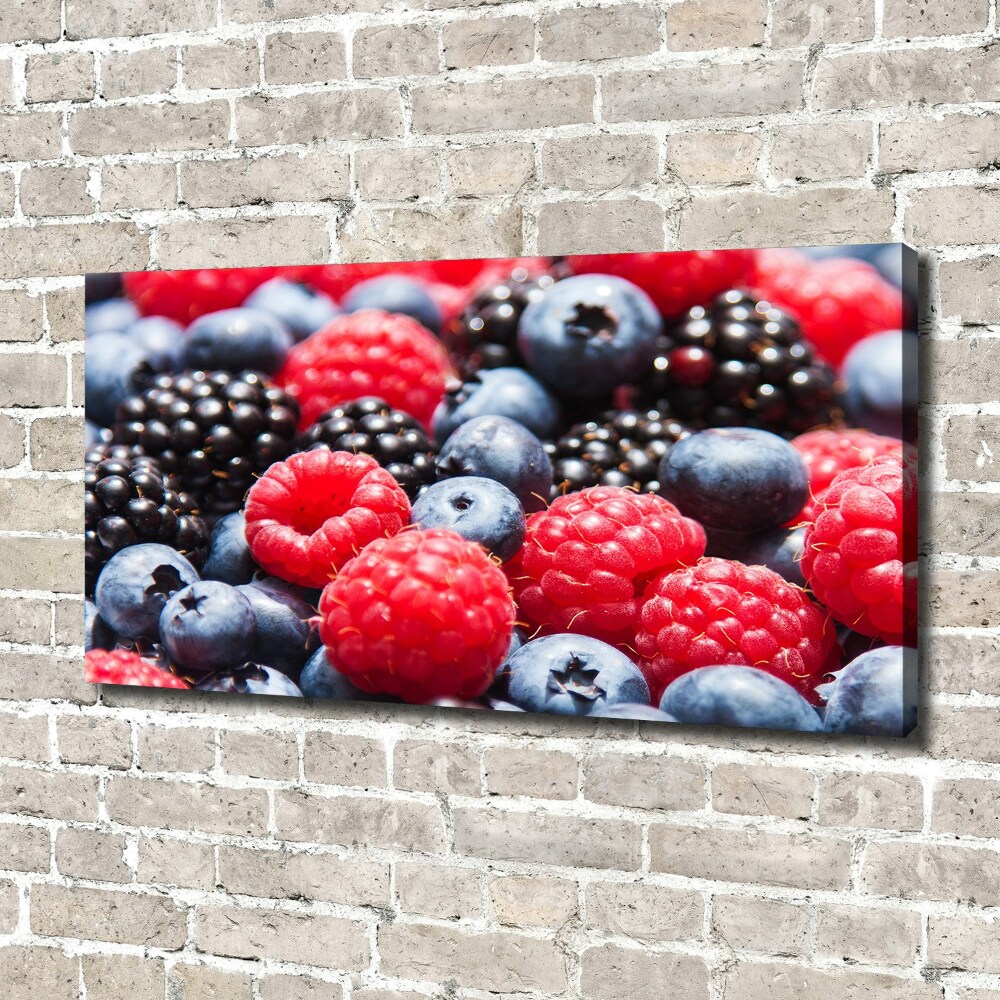 Canvas wall art Forest fruits