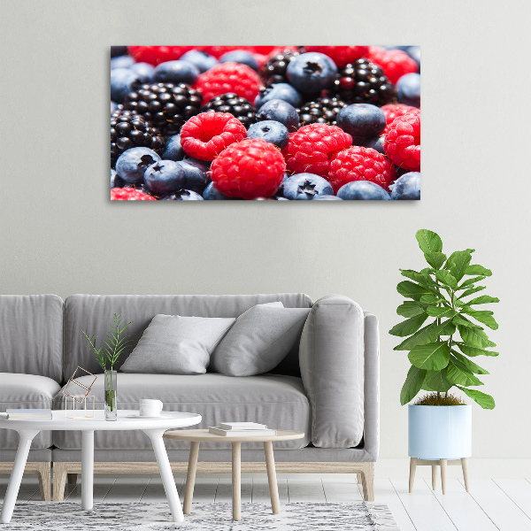 Canvas wall art Forest fruits