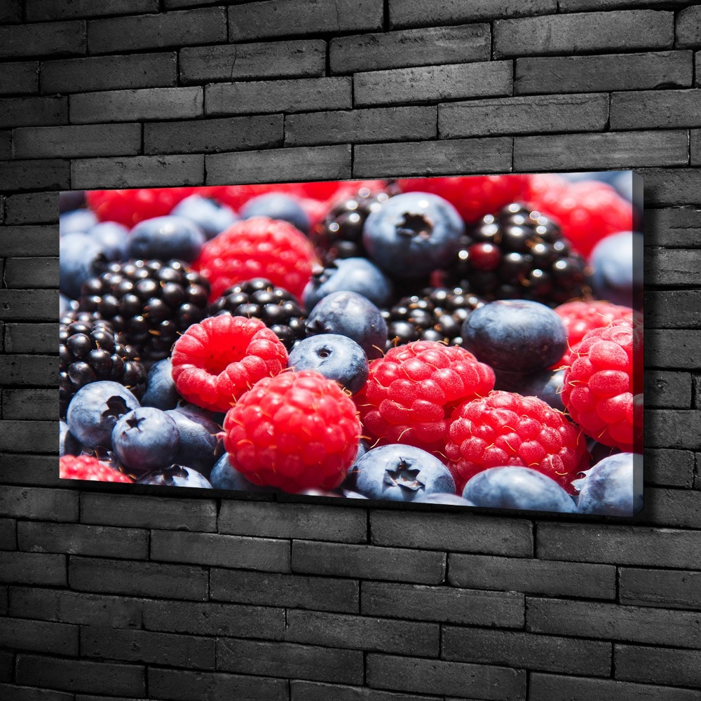 Canvas wall art Forest fruits