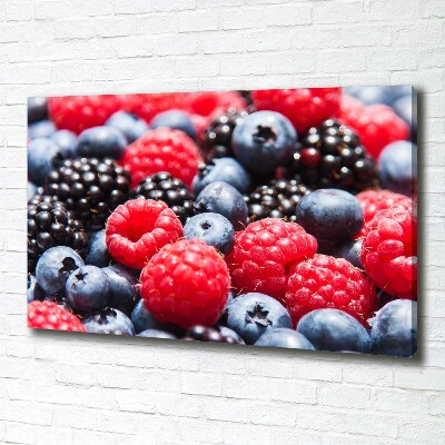 Canvas wall art Forest fruits