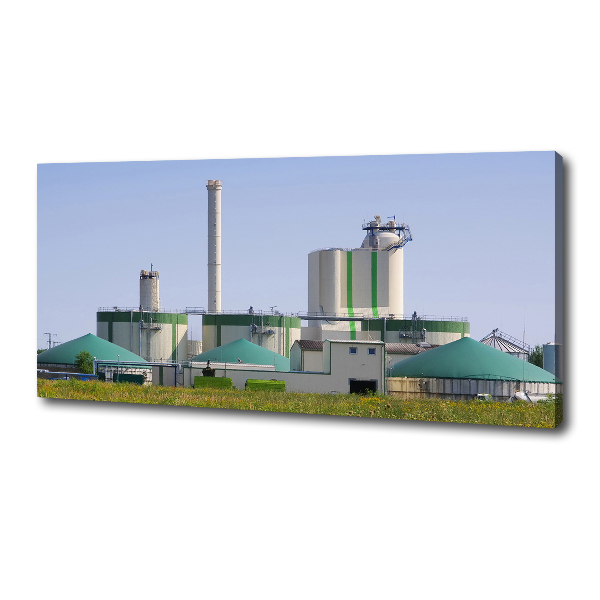 Canvas wall art Biogas plant