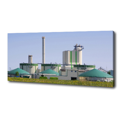 Canvas wall art Biogas plant