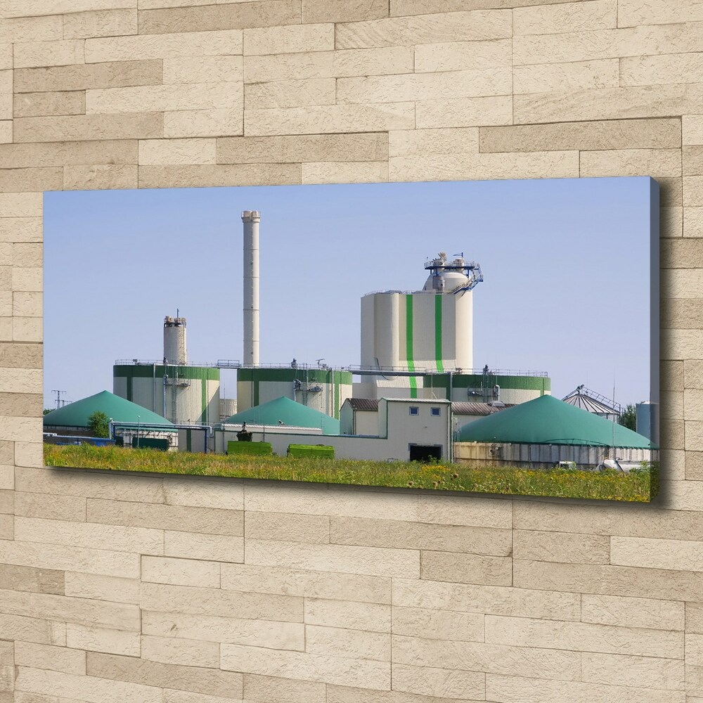 Canvas wall art Biogas plant