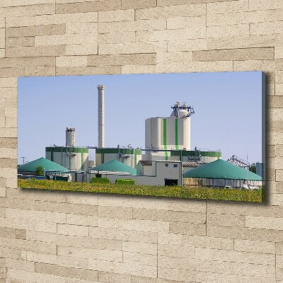 Canvas wall art Biogas plant