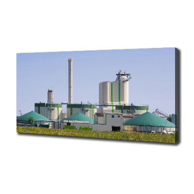 Canvas wall art Biogas plant