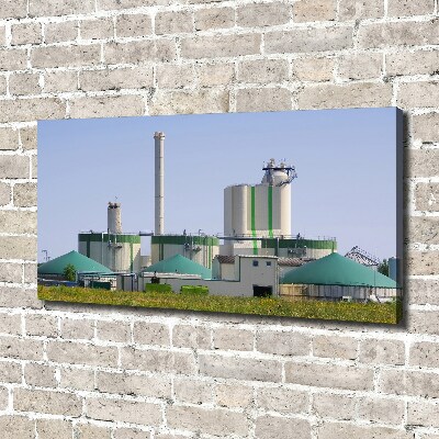 Canvas wall art Biogas plant