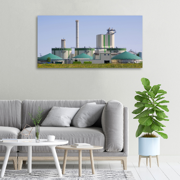 Canvas wall art Biogas plant