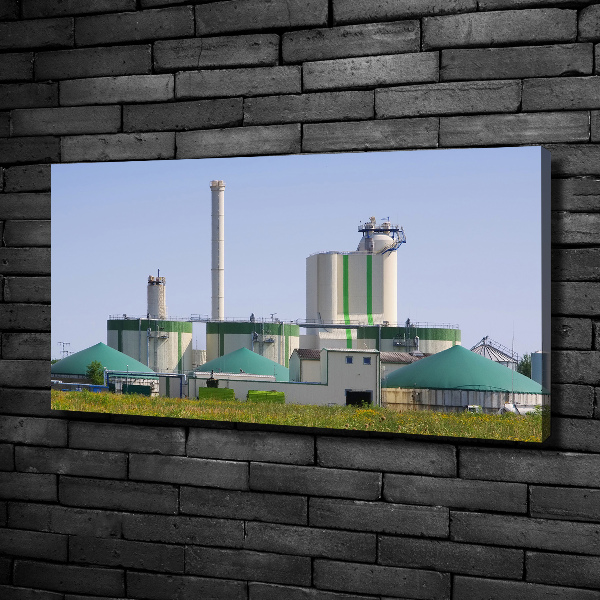 Canvas wall art Biogas plant