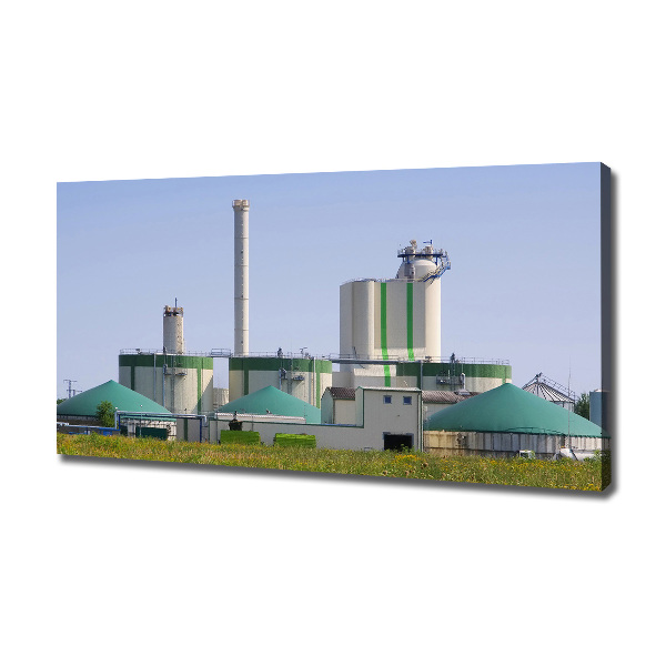 Canvas wall art Biogas plant