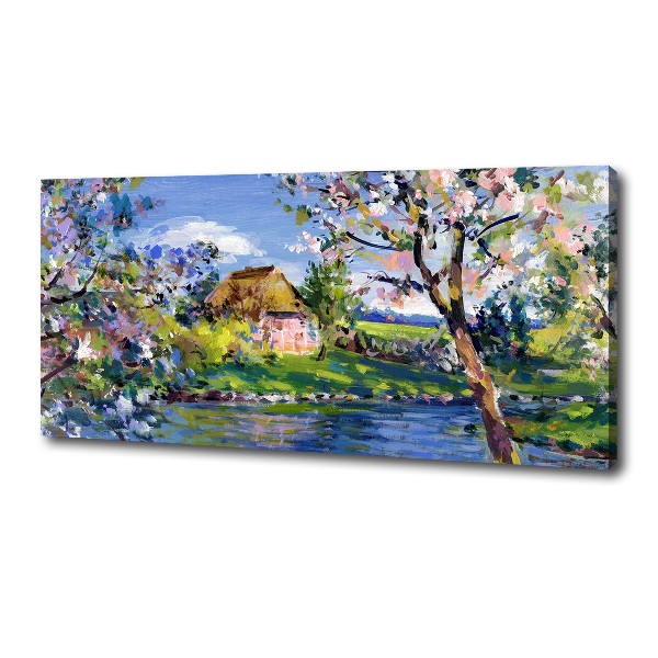 Canvas wall art Spring landscape