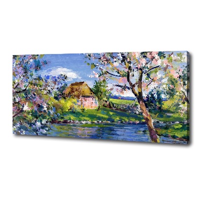 Canvas wall art Spring landscape