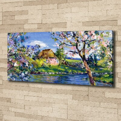 Canvas wall art Spring landscape