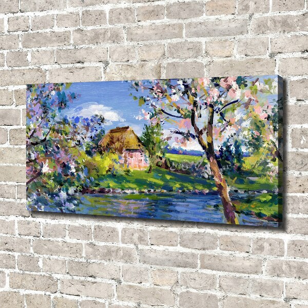 Canvas wall art Spring landscape