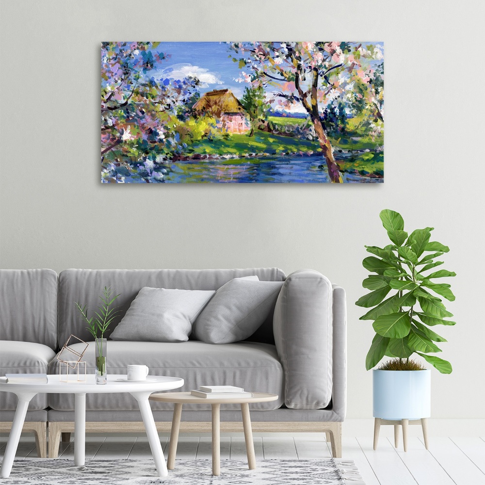 Canvas wall art Spring landscape