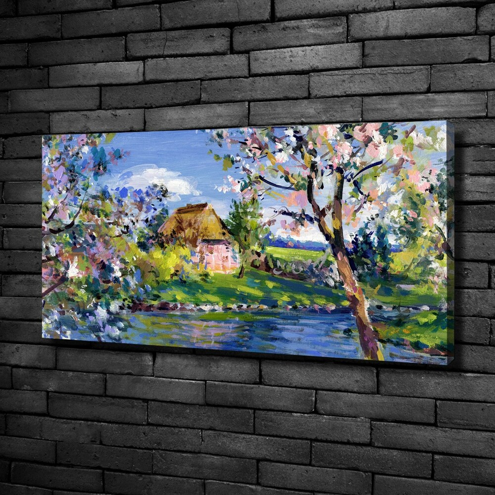 Canvas wall art Spring landscape