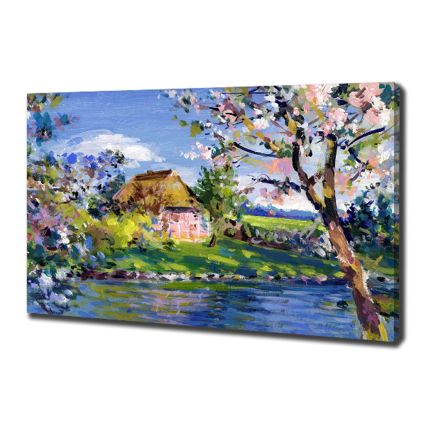 Canvas wall art Spring landscape