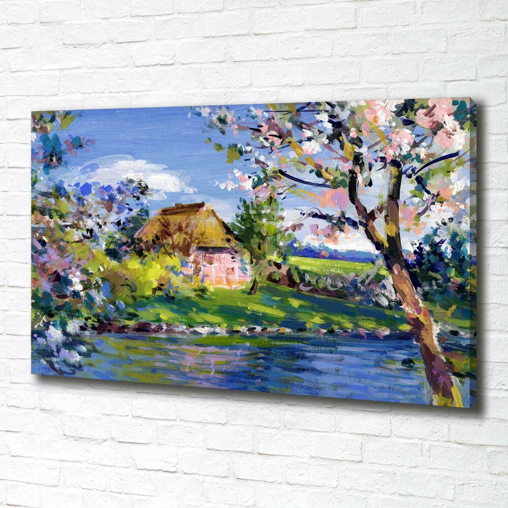 Canvas wall art Spring landscape