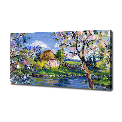 Canvas wall art Spring landscape