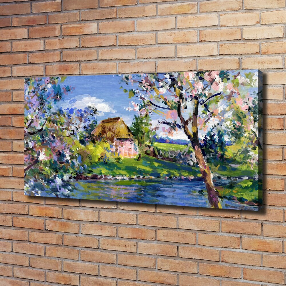 Canvas wall art Spring landscape