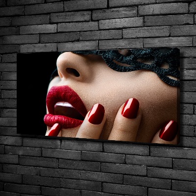 Canvas wall art Lace mask