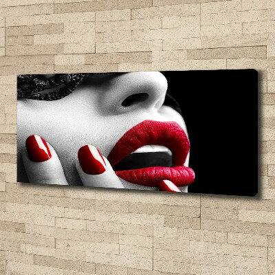 Canvas wall art Lace mask