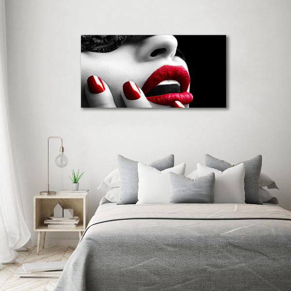 Canvas wall art Lace mask