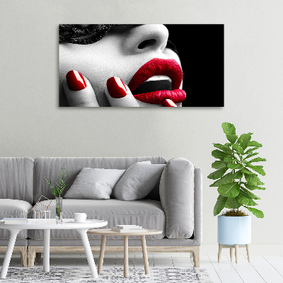 Canvas wall art Lace mask