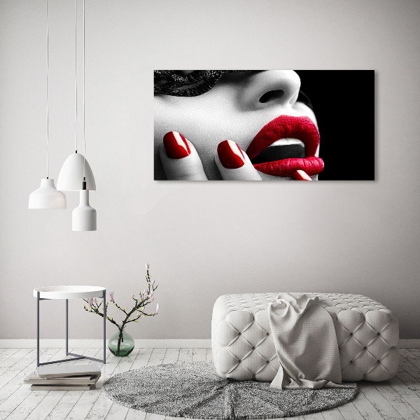 Canvas wall art Lace mask