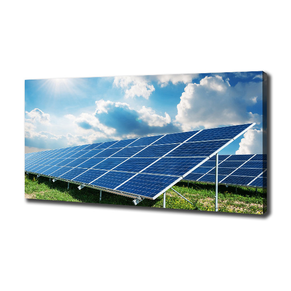 Canvas wall art Solar batteries