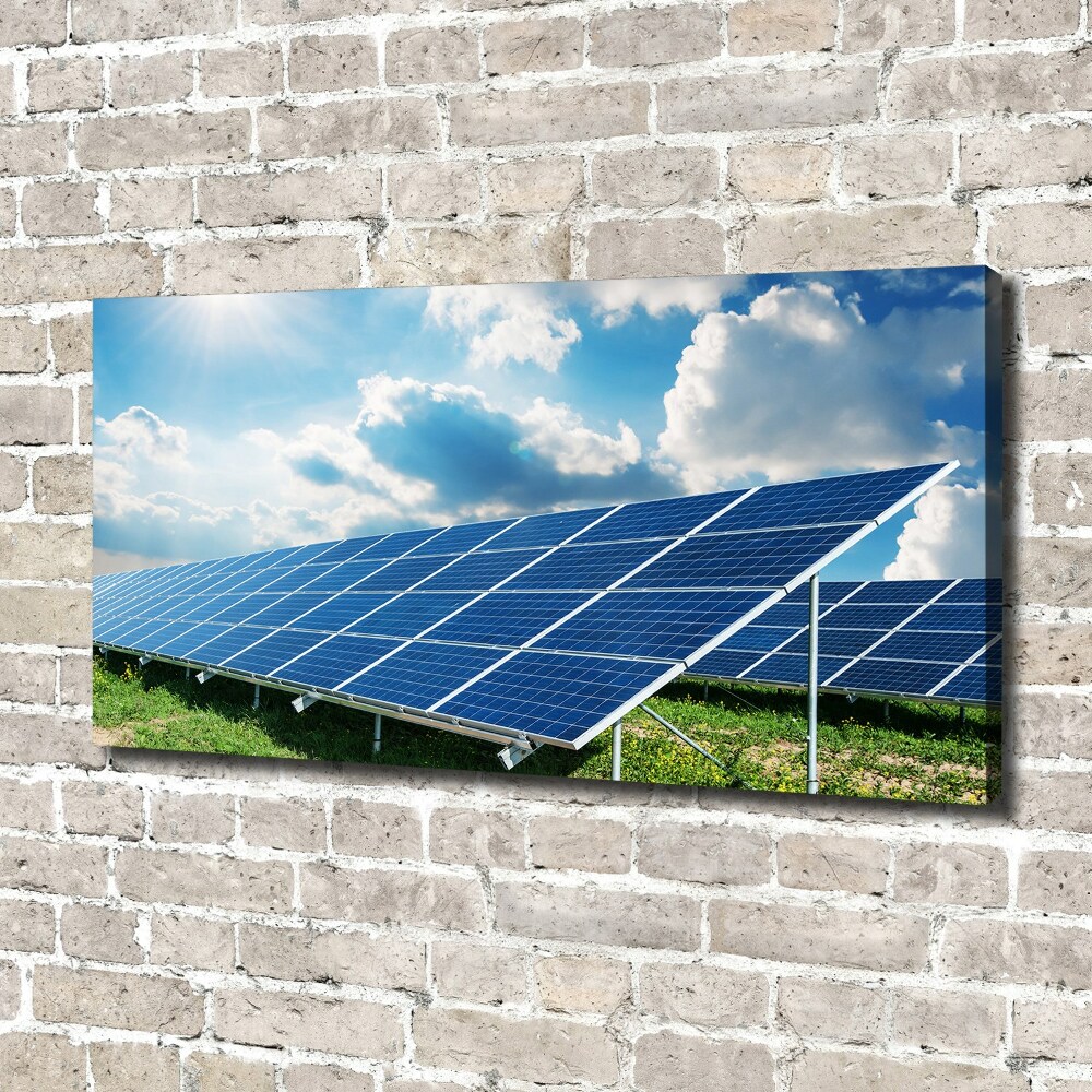 Canvas wall art Solar batteries