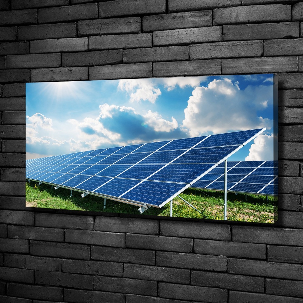 Canvas wall art Solar batteries