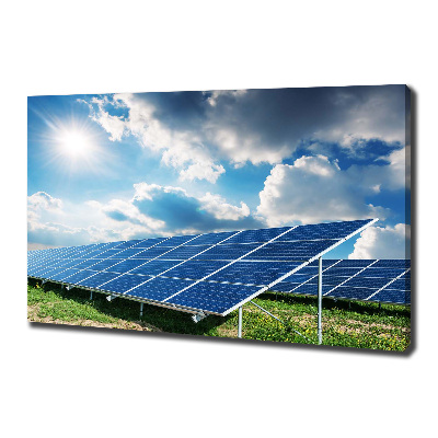 Canvas wall art Solar batteries