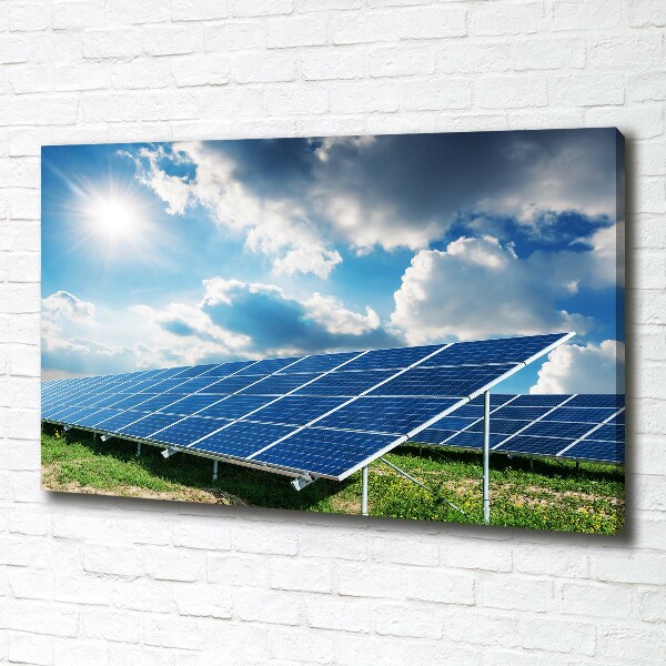 Canvas wall art Solar batteries