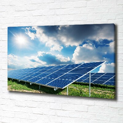 Canvas wall art Solar batteries