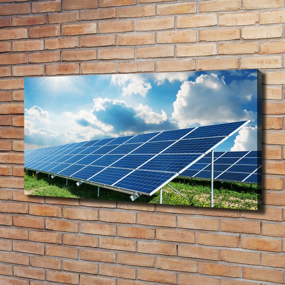 Canvas wall art Solar batteries