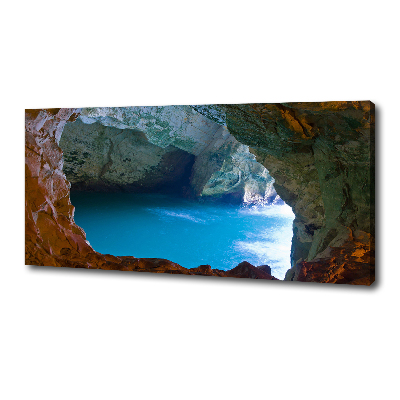 Canvas wall art Sea cave